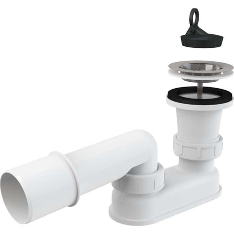 Scarico doccia con sifone e filtro in acciaio inox. (1/2)