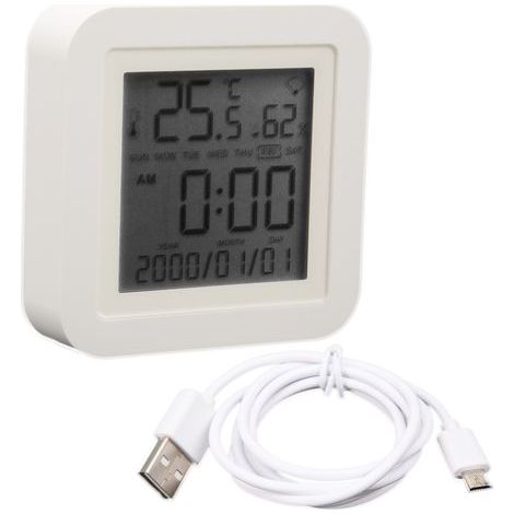 TH06 WIFI Smart Thermomètre Hygromètre Capteur Numérique Température Humidité Mètre pour Intérieur (1/5)