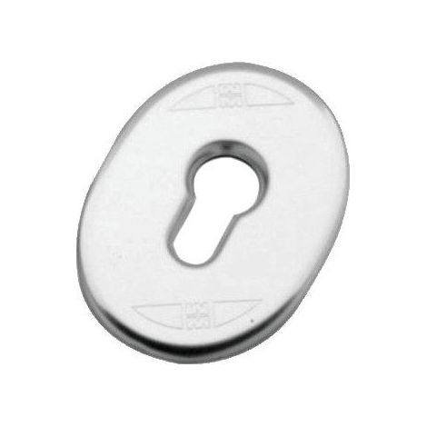 MOSTRINA PORTA BLINDATA IMBUTITA 95416 MOTTURA - F.SAGOM CROMO SATINATO MM 65X90- 5 pezzi