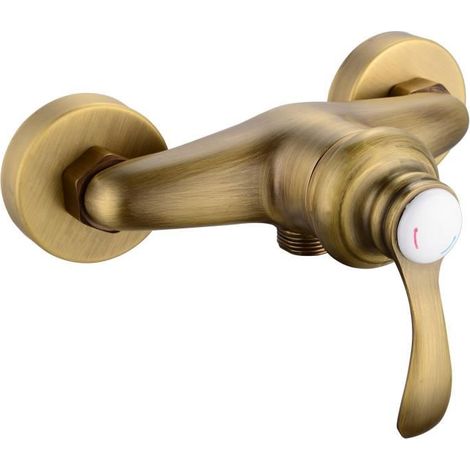 ROUSSEAU Mitigeur douche BYRON vieux bronzé