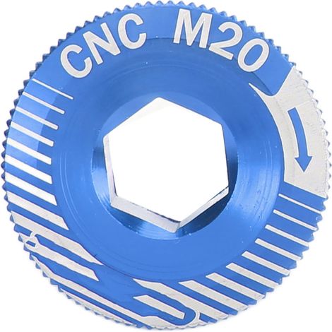 Vis de manivelle en alliage d'aluminium M20, vis de fixation de vilebrequin, boulons de vilebrequin, M20, bleu (1/5)
