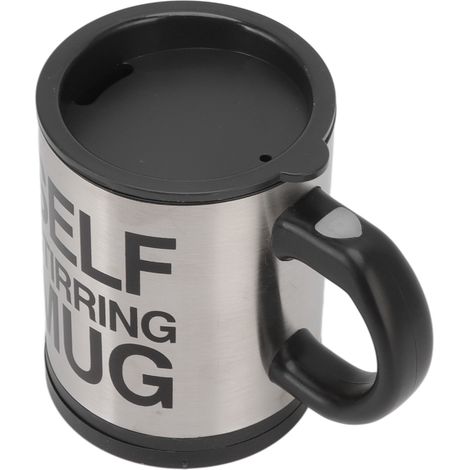 Tasse auto-mélangeuse électrique 400 ml, mug mélangeur à café automatique, noir (1/5)