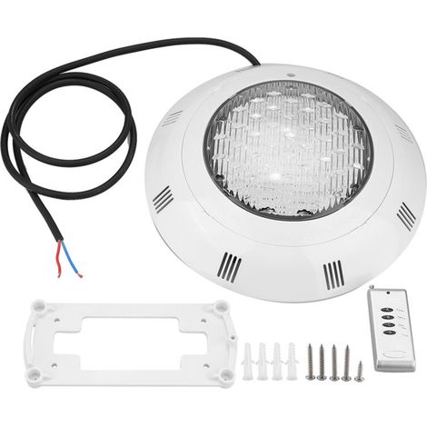 Bright multicolor underwater pool light, 30W, 300 RGB LEDs, with remote control (1/5)