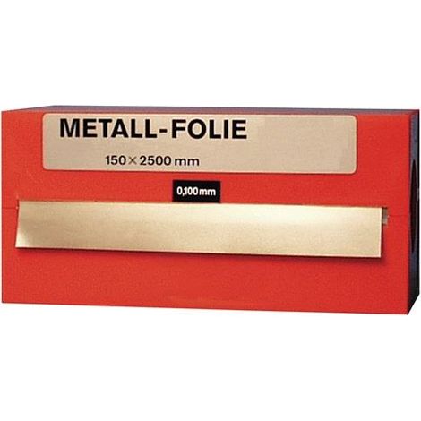 RECORD Metallfolie D.0,300mm MS MS63 L.2500mm B.150mm RECORD