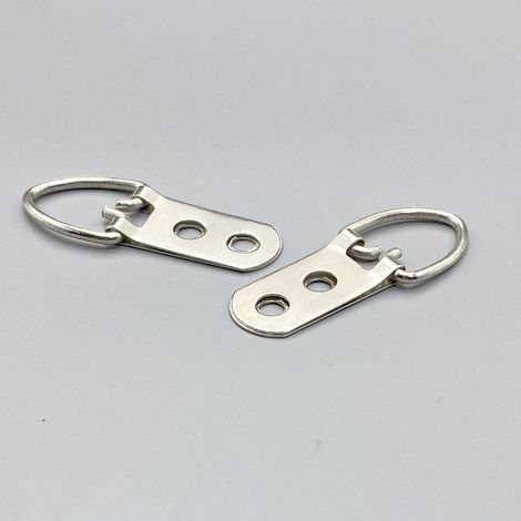Crochets pour cadres photo, clips de fixation pour broderie au point de croix, accessoires métalliques pour cadres photo, plaques, tableaux à accrocher au mur, grands anneaux de suspension à double tr