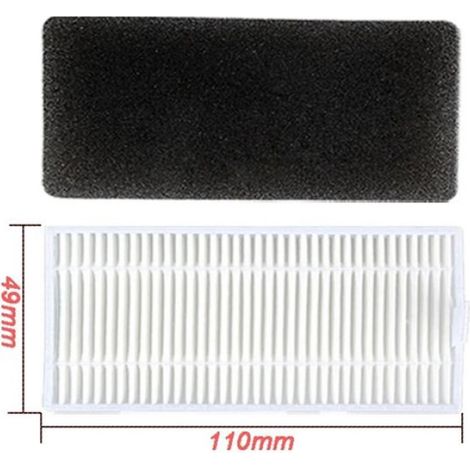 Brosse À Rouleaux - Filtre À Charbon Actif - Pour Robot Aspirateur Deebot N79S N79 RoboVac 11 11C EXCELLENCE 990 - Lot de 18 Pièces (1/5)