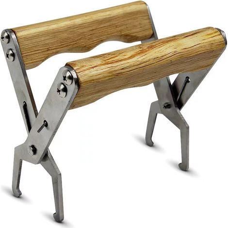 Pince pour cadre de ruche, type d'exportation, pince pour cadre de ruche, poignée en bois, pince en nid d'abeille, fournitures pour apiculture de transition (1/5)