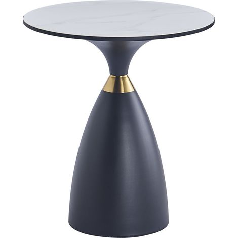 Tavolino da caffè L21-FX (50) in marmo bianco (1/4)