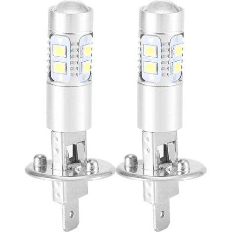 Bombilla LED ZVD-H1 de 100 W, faros antiniebla de 360 grados, 2 unidades, H1, 6000 K, superblanco, 100 W, kit de bombillas LED, faros delanteros H1, luces LED para coche, H1, 100 W