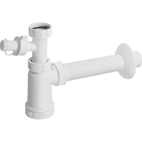 Siphon de lavabo 5/4", DN40, blanc (1/2)