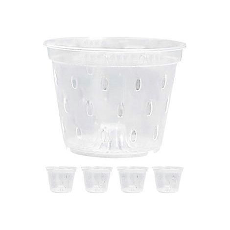 Lot de 5 pots à orchidées avec trou de drainage, petits pots de jardin pour orchidées.