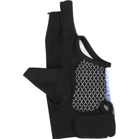 Gant de Billard Professionnel pour Snooker, Pool et Billard Américain - Taille L - Bleu - Adulte Unisexe (1/5)