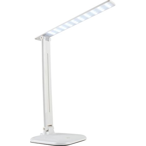 Lampada scrivania LED 8W 4000K dimmerabile bianca Polux 311238 (1/3)