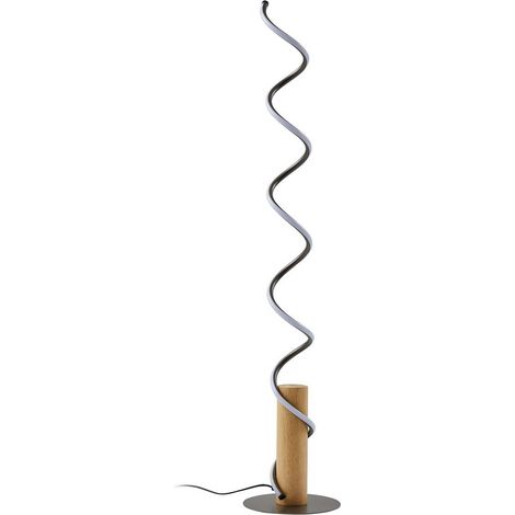 LED Floor Lamp 'Spiraali' made of Aluminium for Living Room & Dining Room