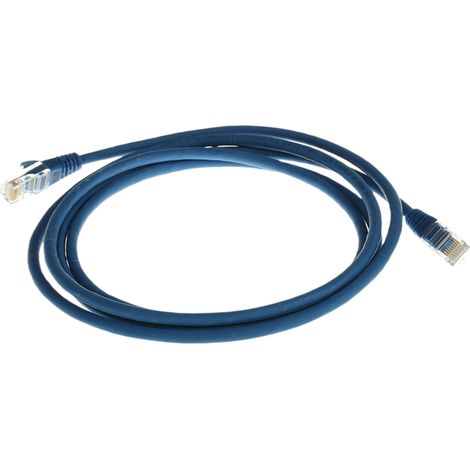 Câble Ethernet cat 5e Avec connecteur gaine LSZH Bleu / , U/UTP, 2m ( Prix pour 1 )