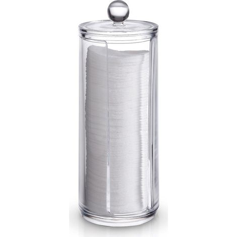 Domopak Living Aufbewahrungsbehälter für Wattepads Ø 7,5 × H 20 cm