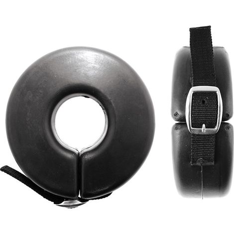 Ciambella per lupia in gomma con chiuusra in nylon con fibbia (1/2)