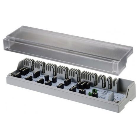 Barrette de raccordement pour chauffage de surface, Chauffage/Refroidissement, 230V, 10 zones de régulation, avec commande de