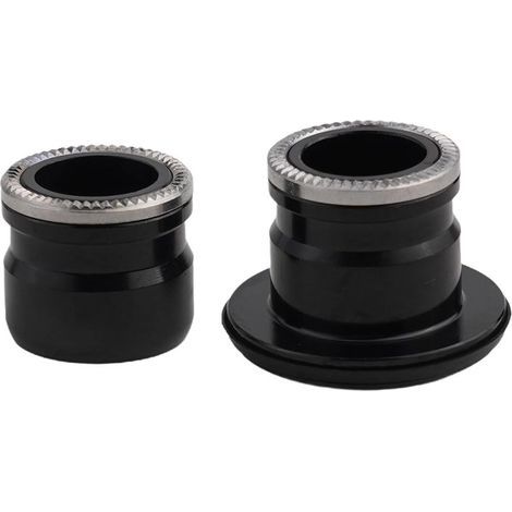 QR adapter set for conversion of bicycle components to thru-axles, designed for compatibility with (12 x 142 mm) hubs (1/4)