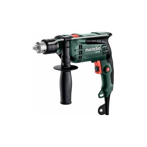 Perforadora de Impacto 650W, Metabo, SBE 650, 650W, Mandril de Engranaje, Potente y Versátil para Trabajos de Perforación y Atornillado.