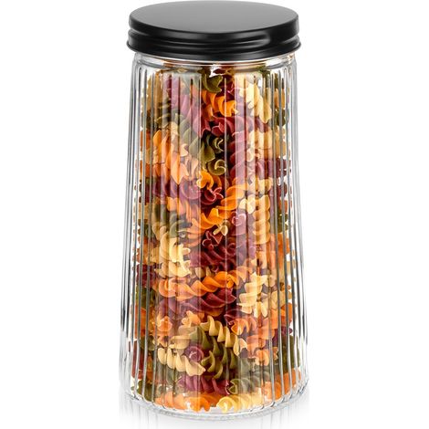 Recipiente de vidrio con tapa para productos a granel, 1,4 l