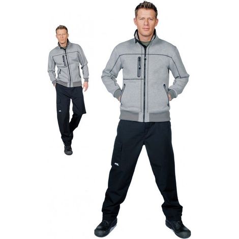 Veste de travail hiver Sherwood avec doublure polaire - Gris Taille XL - Sioen