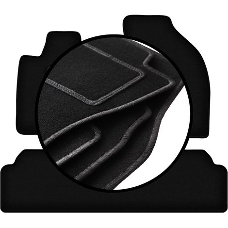 Kompletter Satz Velours-Fußmatten für: Lexus RX III Hybrid SUV (2008-2015) (1/5)