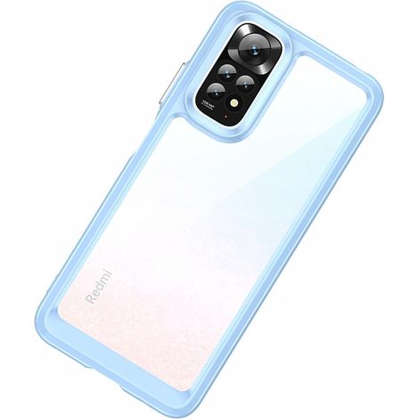 Coque Espace pour Xiaomi Poco X5 5G / Redmi Note 12 5G avec cadre flexible bleu (1/5)