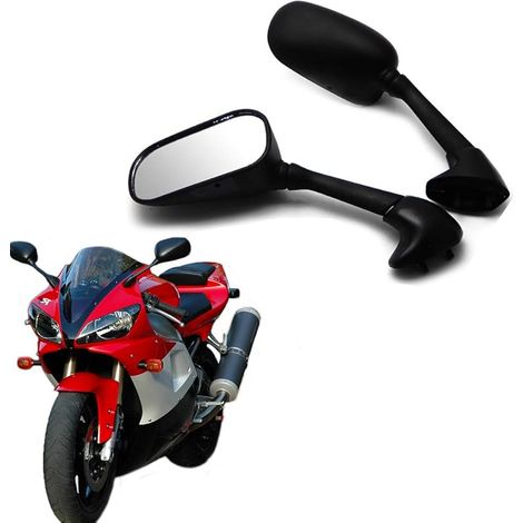 Rétroviseur de voiture de sport de rétroviseur de moto pour Yamaha YZF R1 1998-2001 R6 1999-2005 R6S 2006-2008 (1/5)