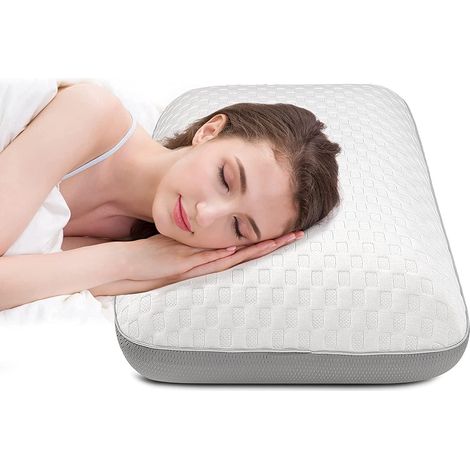 Oreiller Mémoire de Forme Sommeil Profond Lit Fraîcheur Lavable (1/5)