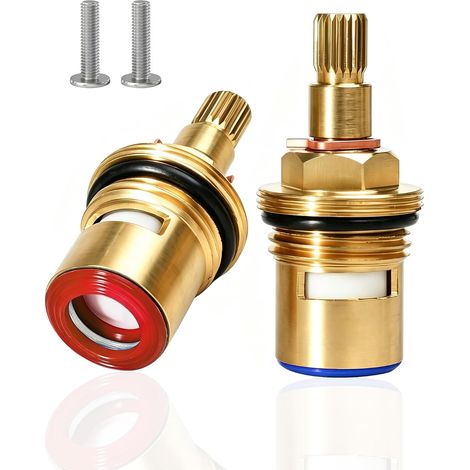 Cartouche Céramique pour Robinet 1/2", Tête de Robinet en Laiton (1/5)