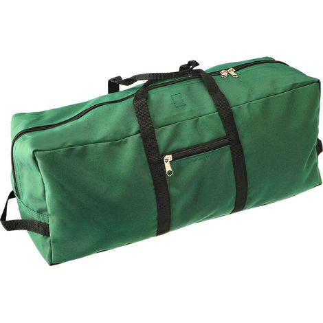 Sac de rangement pour sapin de Noël avec poignée, en tissu Oxford 600D, convient pour un sapin de Noël amovible de 18 cm de haut, dimensions 152 x 51 x 63,5 cm, couleur verte. (1/5)