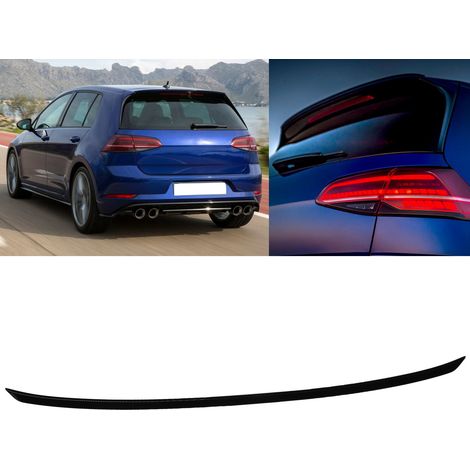Fahrzeugmodifikation 13-20: Heckspoiler im Stil des Standard Performance Packs für Volkswagen Golf 7/7.5, glänzend schwarz (übergroß) (1/5)