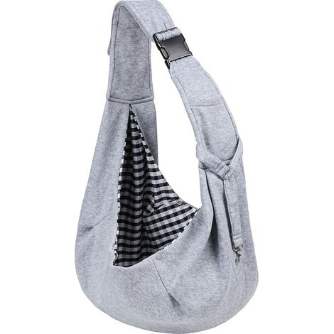 Sac de Transport pour Chien et Chat Bandoulière Réglable Sac Transport Chien Sac à Bandoulière Mains Libres Sac Transport Petit Chien pour Petit Moyen Animaux Jusqu’à 7.5kg (1/5)