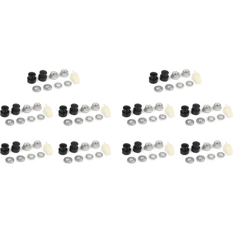 10X Vélo Électrique de de Moyeu de Vélo Électrique Écrou de Blocage/Rondelle de Blocage/Entretoise/Couvercle D'Écrou avec Arbre de 12 mm (1/5)