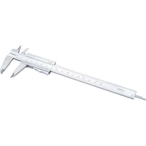 Dasqua 1801-0810 Calibro a corsoio monoblocco con morsetto per pollice 150 mm Acciaio inox 1 pz. (1/5)