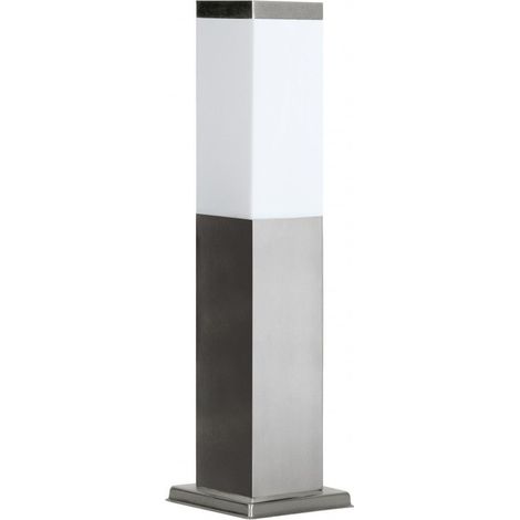 Paletto giardino quadrato 45cm E27 inox IP44 SU-MA (1/3)