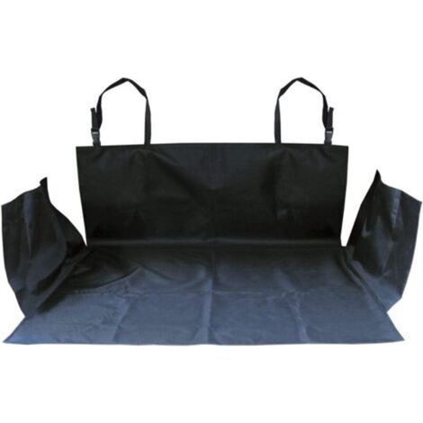 Protection universelle imperméable pour coffre de voiture, adaptée aux chiens, SUV, monospaces et camions – Noir (155 x 104 cm)