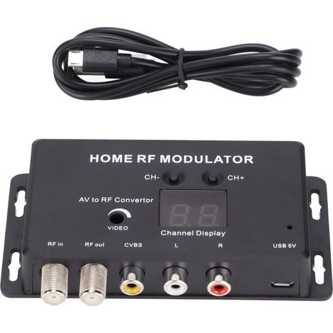 UHF-Audio-Video-zu-HF-Modulator für DVD-Player, Spielekonsolen und digitale Heimgeräte.