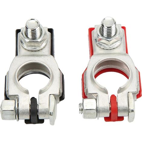 Stück Plus-Minus-Batterieklemmen-Set 243407F000 243407F001 Kfz-Kabelverbinder-Klemme Ersatz
