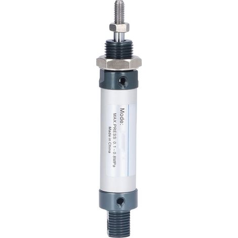 Mini-Pneumatikzylinder, 16 mm, Aluminiumlegierung, doppeltwirkend, 30–800 mm/s, 0,1–0,8 MPa, MAL16x25 (1/5)