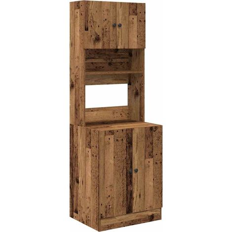 Maison Exclusive - Credenza da cucina 2 pcs Legno vecchio 60 x 50 x 180 cm