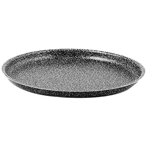Home Stone Stampo Pizza Tondo, Antiaderente, Pietra, Antracite, 32 cm (1/3)