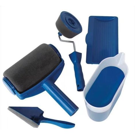Paint Runner Pro Renovator 5-teiliges Farbroller-Set mit Tank, MUMU Farbroller Fleckenschutz-Roller-Set (1/4)