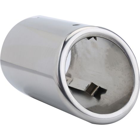 Embout d'échappement double inox 67mm pour pot catalytique, tuyau de sortie auto, remplacement universel (1/5)