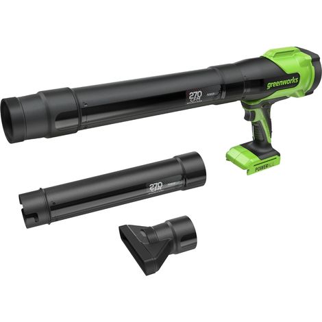 Soffiatore per foglie senza fili da 24 V, 209 km/h, 7,65 m³/min, potente, leggero e compatto, per giardino, patio e auto, velocità variabile con blocco, batteria non inclusa BLH22SA1 (1/5)