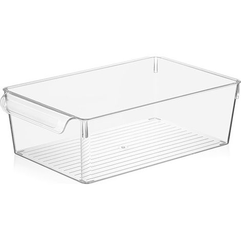 MICHELINO Praktischer Kühlschrank-Organizer: Hygienisch, robust und platzsparend Breite 20cm, Höhe 7cm (1/2)