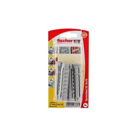 Fischer 6x  tasselli SX  14x70 -  97853 fine  serie.