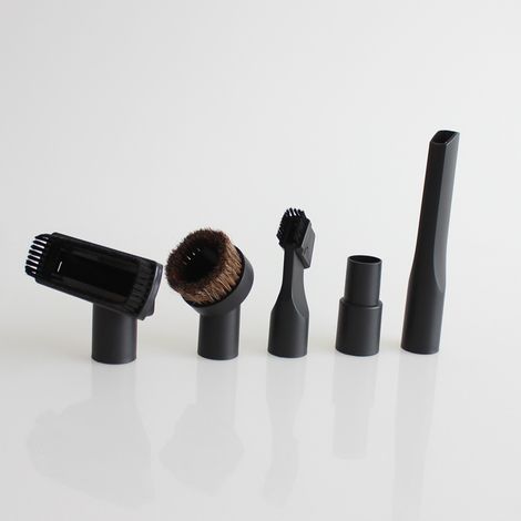Zubehör für Haushaltsstaubsauger, Bürstenköpfe und Düsen, 5-teiliges Set, 32 mm Innendurchmesser, zur Reinigung von Ecken und schwer zugänglichen Stellen. (1/4)