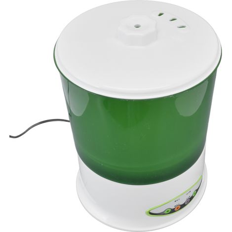 Germoir automatique haute capacité à 2 niveaux pour luzerne et maïs, prise CN 220 V (1/5)